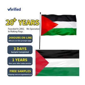 DDP Logistics Freedom Camping Outdoor Flag National 90x150cm 3x5ft 100% Polyester Palestine Flag