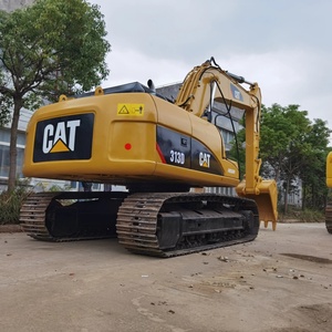 Excavatrice sur chenilles hydraulique CAT 313D d'occasion avec système hydraulique, faible coût d'entretien quotidien, idéale pour la reconstruction des terres agricoles - Product Image 6