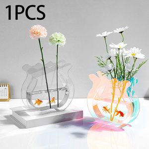 <span class=keywords><strong>Vase</strong></span> Acrylique Moderne Art Déco Petit <span class=keywords><strong>Vase</strong></span> Floral <span class=keywords><strong>Transparent</strong></span> Dessus De Table <span class=keywords><strong>Vase</strong></span> À Fleurs En Acrylique - Product Image 3
