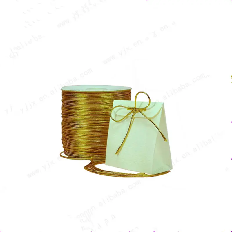 China suppliers cheap Gold Elastic cord for christmas decoration