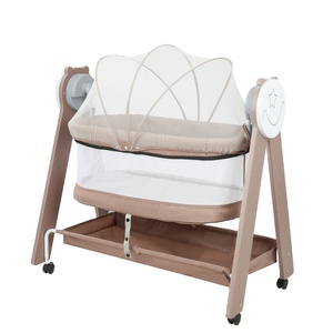 <span class=keywords><strong>Cuna</strong></span> de Bebé Plegable Portátil de Lujo Kidilo, <span class=keywords><strong>Cuna</strong></span> <span class=keywords><strong>Convertible</strong></span> 3 en 1 con Mosquitero para Guardería YM10 - Product Image 1