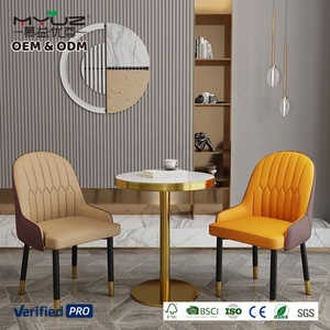 Meilleures chaises de salle <span class=keywords><strong>à</strong></span> manger de style européen, luxe léger, avec dossier, pour hôtels, bureaux, salons de manucure, maquillage, mahjong - Product Image 4
