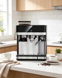 Nueva Máquina de Espresso Semiautomática con Estándar de Aprobación, Cafetera, Máquina de Preparación de Café Bc5750 Ully, Espresso Totalmente Automático - Product Image 5