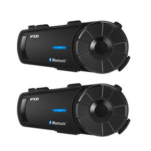 2 pièces Fodsports Fx8 8 Riders Casque de <span class=keywords><strong>moto</strong></span> Bluetooth Casque audio Haut-parleurs Prise en charge des appels mains libres - Product Image 1