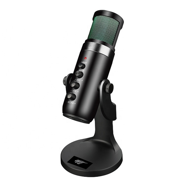 Gk59 Havit Streaming Podcast Dynamic Gaming Mic Noise Cancelling Microphone Professional Usb Rgb Gaming Microphone