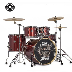 Vente en gros de batterie acoustique <span class=keywords><strong>Xman</strong></span> 22, kit de jazz 5 pièces, 22x18, batterie complète portable pour la pratique, 10 couleurs - Product Image 5
