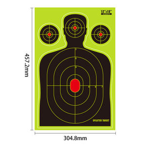 เป้ากระดาษยิงธนูแบบมีกาวในตัวสำหรับขายส่ง พร้อมวัสดุขนพลาสติกสำหรับสติ๊กเกอร์สนามยิงปืน - Product Image 2