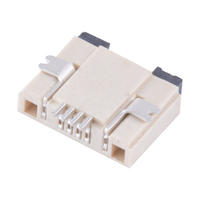 Connecteur FPC à pas de 0,5 mm H2.0, contact inférieur à verrouillage rabattable, prise SMD 4P-50P, connecteur de câble plat flexible pour PCB LCD
