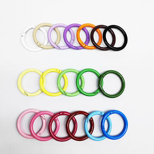 YN anneaux <span class=keywords><strong>à</strong></span> ressort <span class=keywords><strong>pour</strong></span> porte-clés Snap Clip déclencheur ressort ceinture boucle pointe ruban sertissage extrémités résultats <span class=keywords><strong>pour</strong></span> sangle ceinture Clip réparation - Product Image 4