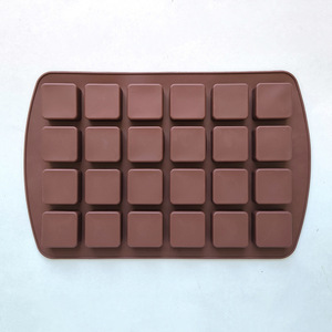 Stampo in Silicone <span class=keywords><strong>per</strong></span> Caramelle e Cioccolatini con 24 Cavità Quadrate, Stampo Personalizzato <span class=keywords><strong>per</strong></span> Dolci e Cioccolato - Product Image 3