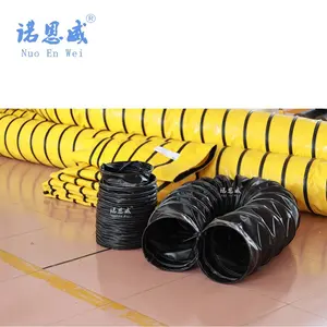 100mm-600mm high temperature insulated flexible air conditioning ducts