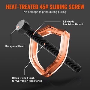 DB, venta al por mayor, 23 piezas, rodamiento de rueda de prensa de FWD Kit, herramientas de extracción de engranajes de transmisión de rueda delantera para instalación de extracción de rodamientos - Product Image 6