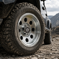 Jantes FLowtone 4x4 6x139.7 5x139.7 5x114.3 Jantes tout-terrain Jantes en alliage Jantes pour Fortuner Ranger Mustang Jimny