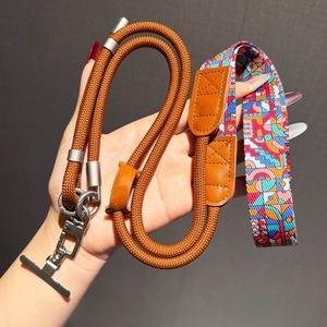 Fashionable vintage hanging string Patterned mobile phone <b>lanyard</b> Cross-body strap and adjustable design Strong collar rope - Product Image 5