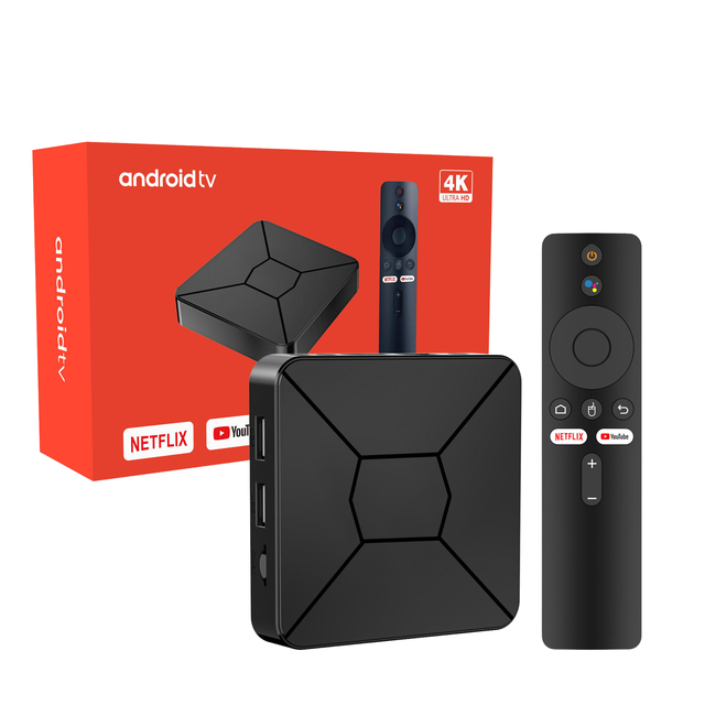 Hot Selling Android 14 Quad Core TV Box 14 Q5 Plus 4K 2GB RAM 16GB ROM with 4GB/32GB/64GB/128GB Storage Options
