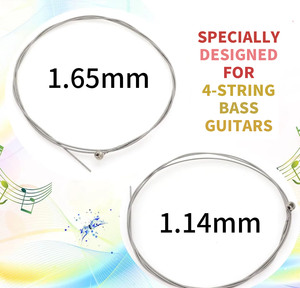 wholesale Custom Stainless Steel Bass Guitar Strings Polished Durable Uncoated for Stringed <b>Musical</b> <b>Instruments</b> - Product Image 2