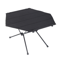 Mini table de camping pliable en tissu Oxford avec cadre compact et ultra léger en aluminium pour l'extérieur