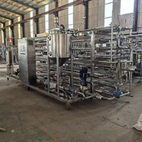 Stérilisateur automatique tube-in-tube et pasteurisateur tubulaire haute productivité pour purée de mangue et concentré de tomate, capacité 500L-1000L