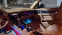 ICarsin pour Panamera 970 971 2010-2016, éclairage ambiant style OEM, éclairage LED coloré pour l'intérieur de la voiture, garniture de panneau, accessoires