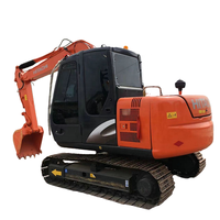 Mini-excavatrices Hitachi d'occasion 7 tonnes ZAXIS70 ZX70-5A, idéales pour la location personnelle, pelle sur chenilles ZX70 économique