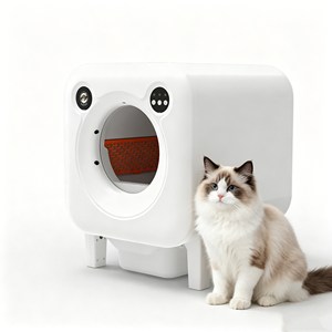 Toilette pour chat intelligente à faible bruit, litière automatique entièrement fermée, autonettoyante, facile à utiliser pour les propriétaires de chats à domicile - Product Image 1