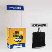 Comptoir de Promotion en Aluminium Pliable, Table de Présentation pour Salon