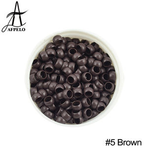 4.0mm <span class=keywords><strong>Nano</strong></span> <span class=keywords><strong>Hair</strong></span> Extensions più grande rame <span class=keywords><strong>Nano</strong></span> Micro Link Beads microsfere per capelli - Product Image 5