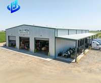 Bâtiment à structure en acier, design moderne, résistance au vent de 121+ mph - Fabrication standard d'exportation pour projets de fabrication mondiaux