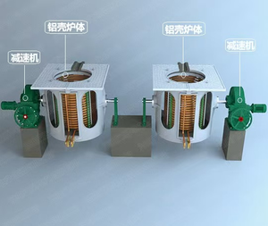 เตาหลอมเหล็กแบบเหนี่ยวนำความร้อน Topyro CE ราคาโรงงาน ขนาด 3 ตัน 10 ตัน สำหรับหลอมเศษเหล็กและเหล็กเสีย - Product Image 3