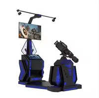 Precio de Fábrica Artbel 9D VR Simulador de Tiro con Controlador de Pistola Gatling Metálica para Interiores, Máquina de Juego de Realidad Virtual para Parque de Aventuras