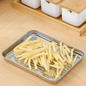 304 acier inoxydable métal ustensiles de cuisson <span class=keywords><strong>moule</strong></span> et fil support de refroidissement ensemble pour four accessoires de cuisson - Product Image 3
