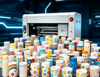Printer UV Mini Silinder Kecepatan Tinggi Epson DX7 Single Head Cetak Pernis Putih untuk Bengkel Cetak Kecil