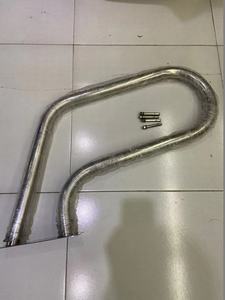 سلم من الفولاذ المقاوم للصدأ مع أجزاء شفة ملحقات حمام سباحة درابزين متين - Product Image 6