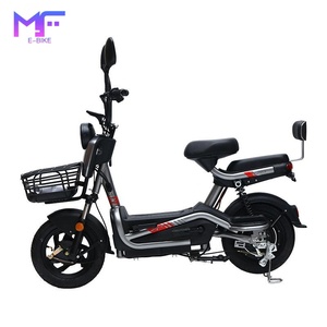 <span class=keywords><strong>Bicicleta</strong></span> Eléctrica de Alta Calidad al por Mayor, Nuevo Modelo, Neumático Grueso de 14 Pulgadas, Dos <span class=keywords><strong>Ruedas</strong></span>, 350W, Acero al Carbono, Motor sin Escobillas, Freno de Disco Doble - Product Image 2