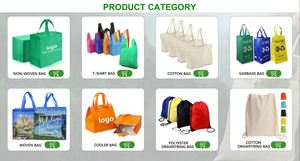 Bolsa de Compras Reutilizable Ecológica 2025, Bolsa de Mano Gruesa y Portátil, Bolsa Tejida de PP Ultrasónica Verde - Product Image 4