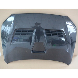 OUER 2009-2016 Carbon Fiber <b>Engine</b> <b>Hood</b>-New Bolt-On Installation Black Color Retrofit/Upgrade Fits Mitsubishi Lancer EX 1 Year - Product Image 1