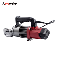 Machine de découpe électrique portative RC-16 pour barres d'armature/acier, compacte et branchable, pour chantier et atelier