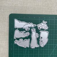 Matrice de découpe en métal pour albums photo DIY, boîtes cadeaux, carton, cartes de vœux, scrapbooking, découpe et gaufrage