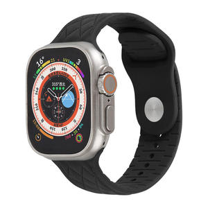 Correa de Reloj con Hebilla Suave a Precio de Fábrica al por Mayor, Hebilla de Acero Inoxidable 304, Silicona para Correa de Apple Watch - Product Image 4