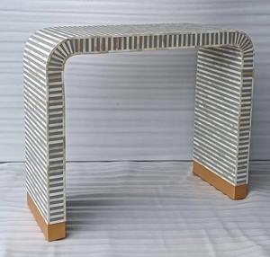 Mesa de Centro de Estilo Antiguo con Incrustaciones de Hueso, Diseño Único, Hecha a Mano, para Muebles de Hogar y Hotel, al Mejor Precio del Mercado - Product Image 4