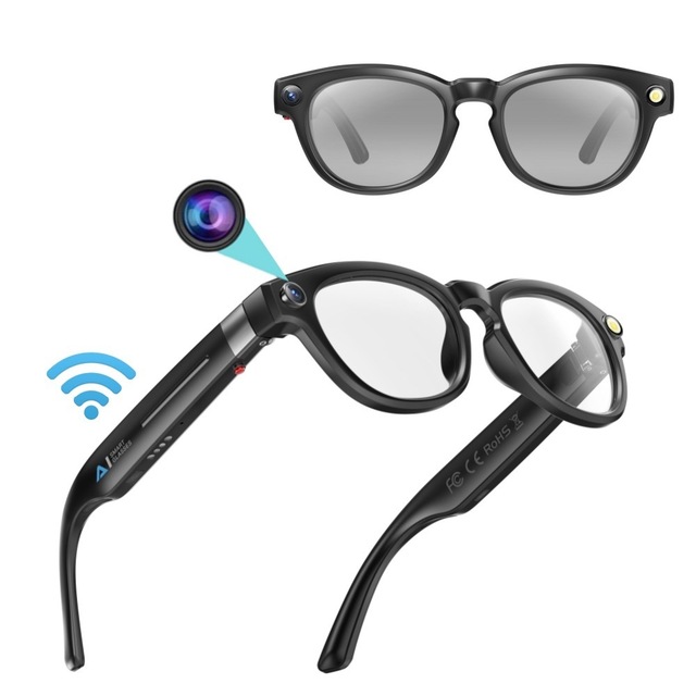 2026  AI Smart Glasses 8 Million 4K High-definition Photo-taking Magnetic Charging Touch Control Anti-shake Video Call Music AI