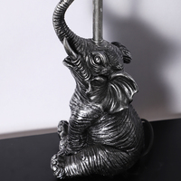 Lampe de bureau moderne et personnalisée en forme d'éléphant, couleur argent, lampe de chevet de chambre à coucher, vente en gros, 2020