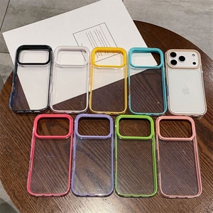 เคสโทรศัพท์แบบกำหนดเอง 3 in 1 สีลูกกวาด TPU PC สำหรับ iPhone 17 Air 16 15 14 13 12 11 Pro Max X XS XR 7 8 Plus - Product Image 1