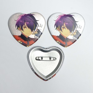 Pins, boutons et badges en métal en forme de cœur Anime, Manga, <span class=keywords><strong>Otaku</strong></span>, à personnaliser, pour le marché japonais - Product Image 5