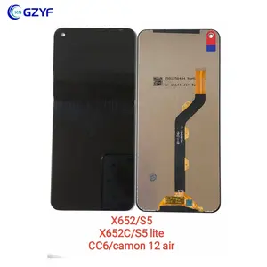 KNGZYF为Infinix X652 S5 Lite X652C CC6 camon12空气流行供应商销售100% 测试手机液晶显示器