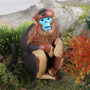 Yxs simulazione modello solido bambini <span class=keywords><strong>Primate</strong></span> Golden fauna selvatica giocattolo <span class=keywords><strong>scimmia</strong></span> ape macaco - Product Image 2