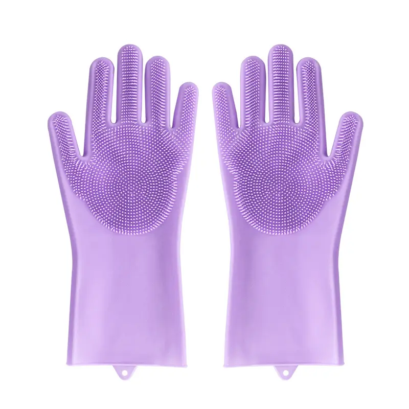 Guantes interactivos de silicona para el cuidado de mascotas, guantes de baño para perros y gatos, peine para quitar el pelo, Herramientas de limpieza para mascotas