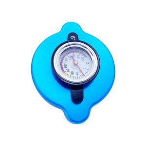 Universal Excavator Water Tank <b>Cap</b> Aluminum Alloy Large Size With Temperature Gauge For Diesel Engine <b>Radiator</b> - Product Image 4