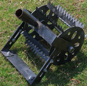 Coltivatore Rotante 2 in 1, Attrezzo Manuale per Giardinaggio, Diserbatore Regolabile con Asta in Ferro, Miscelatore di Terreno OEM Ergonomico - Product Image 5