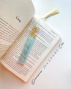 Segnalibro personalizzato in resina personalizzato accessori per libri fatti a mano regalo per insegnante - Product Image 3